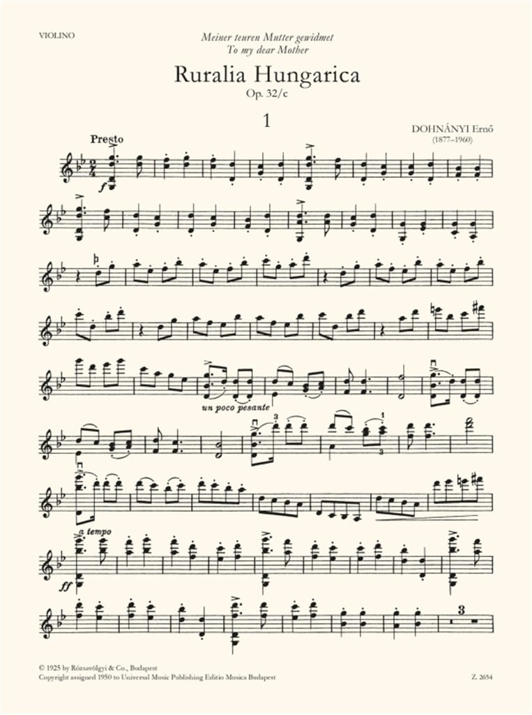 Ruralia Hungarica op. 32-c